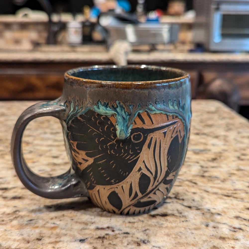 Pitch Pine Pottery - Hummingbird Mug - 15oz